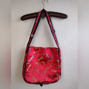 "Old Shanghai" San Francisco Red Satin Purse